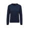 Sudadera reciclada mujer K480. Color azul marino jaspeado francés.