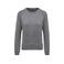 Sudadera reciclada mujer K480. Color gris jaspeado.