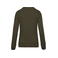 Sudadera reciclada mujer K480. Color verde musgo.