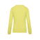 Sudadera reciclada mujer K480. Color amarillo limón.