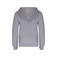 Sudadera capucha y cremallera niño K486. Color gris oxford/azul marino.
