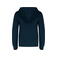 Sudadera capucha y cremallera niño K486. Color azul marino/gris fino.
