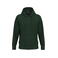Sudadera capucha hombre K489. Color verde bosque.