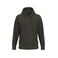 Sudadera capucha hombre K489. Color caqui oscuro.