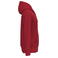 Sudadera capucha hombre K489. Color rojo.