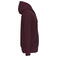 Sudadera capucha hombre K489. Color vino.