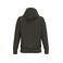 Sudadera capucha hombre K489. Color caqui oscuro.