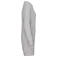 Sudadera extralarga reciclada mujer K493. Color gris claro jaspeado.