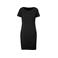 Vestido manga corta mujer K500. Color negro.