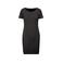 Vestido manga corta mujer K500. Color brezo antracita.
