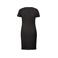 Vestido manga corta mujer K500. Color brezo antracita.