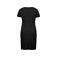 Vestido manga corta mujer K500. Color negro.