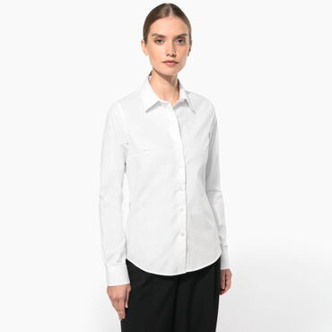 Camisa manga larga popelina mujer K510