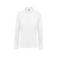 Camisa manga larga popelina mujer K510. Color blanco.