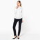 Camisa cuello Mao manga larga mujer K514. .