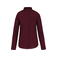 Camisa cuello Mao manga larga mujer K514. Color vino.