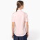Camisa Oxford manga corta mujer K536. .