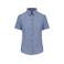 Camisa Oxford manga corta mujer K536. Color azul cobalto oxford.