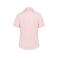 Camisa Oxford manga corta mujer K536. Color rosa pálido oxford.