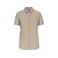 Camisa manga corta mujer K548. Color beige.