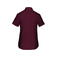 Camisa manga corta mujer K548. Color vino.