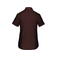 Camisa manga corta mujer K548. Color marrón.
