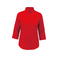 Camisa manga 3/4 mujer K558. Color rojo clásico.