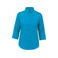 Camisa manga 3/4 mujer K558. Color turquesa brillante.