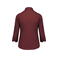 Camisa manga 3/4 mujer K558. Color vino.