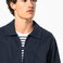 Sudadera cuello polo amplia hombre K561. .