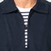 Sudadera cuello polo amplia hombre K561. .