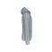 Plumífero capucha hombre K6110. Color plata jaspeada.