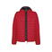 Plumífero capucha hombre K6110. Color rojo.