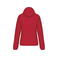 Plumífero capucha mujer K6111. Color rojo.