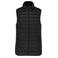 Chaleco acolchado ligero mujer K6114. Color negro.