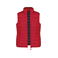 Chaleco acolchado ligero mujer K6114. Color rojo.