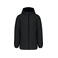 Parka capucha reciclada hombre K6152. Color negro.