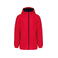Parka capucha reciclada hombre K6152. Color rojo.