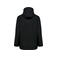 Chaqueta invierno con capucha unisex K6153. Color negro.