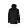 Parka capucha hombre K621. Color negro.