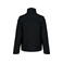 Chaqueta invierno hombre K639. Color negro/naranja.