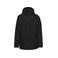 Parka capucha desmontable hombre K656. Color negro.