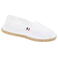 Alpargatas lona unisex K840. Color blanco.