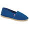 Alpargatas lona unisex K840. Color azul francés.