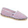 Alpargatas lona unisex K840. Color rayas azules/blanco/rojo.