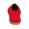 Alpargatas lona unisex K840. Color rojo.