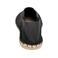Alpargatas lona unisex K840. Color negro.