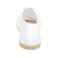 Alpargatas lona unisex K840. Color blanco.