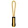 Tirador cremallera K851. Color negro/amarillo.
