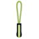 Tirador cremallera K851. Color negro/lima.